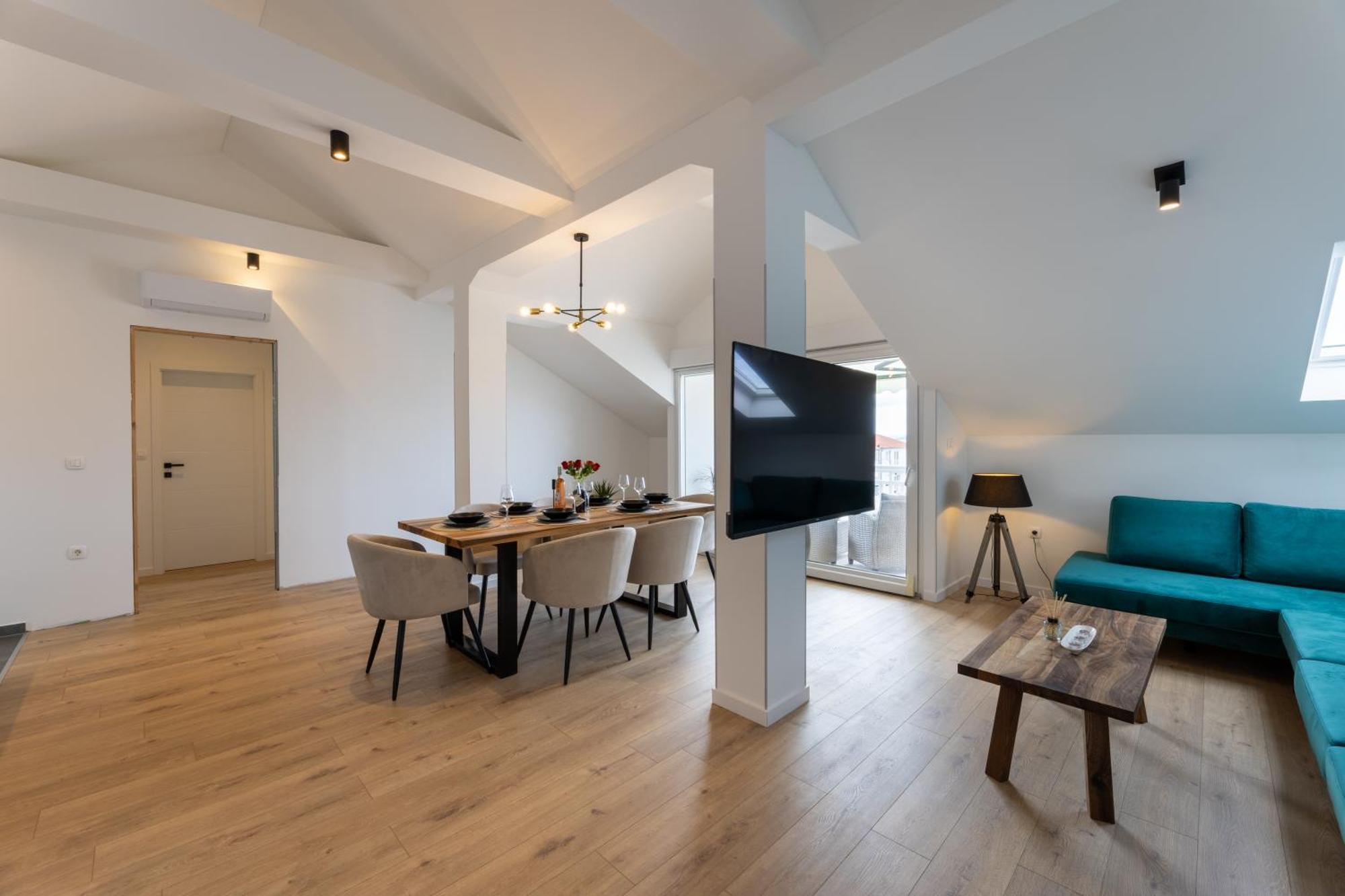 Apartment Panorama Kastela Bagian luar foto